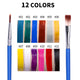 Fit Colors 12 Colors Water Soluble Face & Body Paint-Makeup Palette-UNIQSO