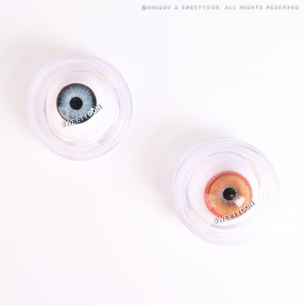 1 Day Sweety Star Tears Brown (2 or 10 lenses/pack)-Colored Contacts-UNIQSO