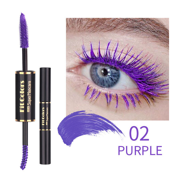 Fit Colors Double-Head Thick Curling Color Mascara-Mascara-UNIQSO