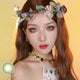 Kazzue Sakura Leaf (1 lens/pack)-Colored Contacts-UNIQSO