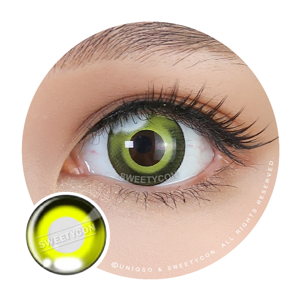 Sweety Stellar Yellow (1 lens/pack)-Colored Contacts-UNIQSO