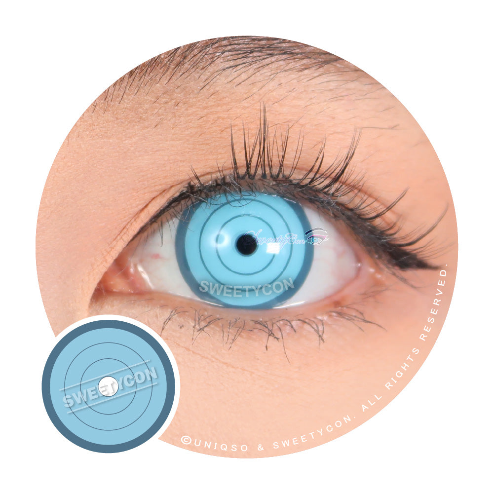 Sweety Crazy Rings Blue (1 lens/pack)-Crazy Contacts-UNIQSO