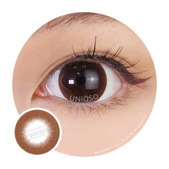 Western Eyes Choco (1 lens/pack)-Colored Contacts-UNIQSO
