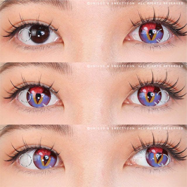 Sweety x Eyesinger Inferno Viper (2 lenses/pack)-Colored Contacts-UNIQSO