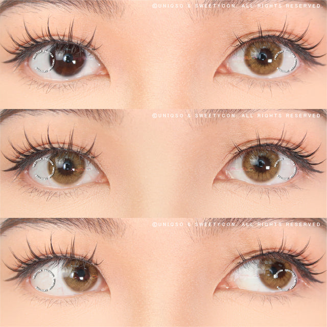 Sweety Super Natural Hazelnut (1 lens/pack)-Colored Contacts-UNIQSO