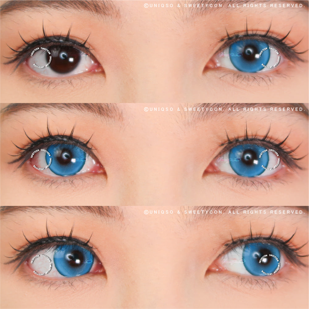 Sweety Fantasy Blue (1 lens/pack)-Colored Contacts-UNIQSO