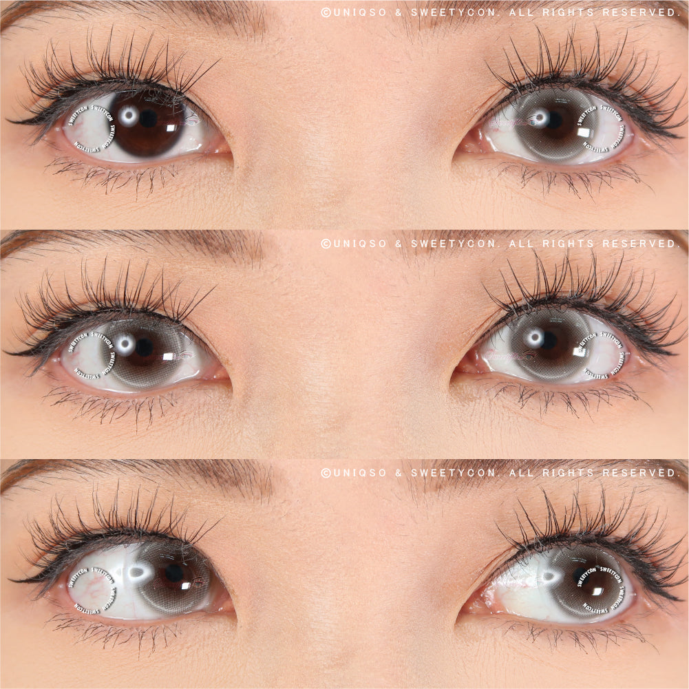 Sweety Monaco Grey (1 lens/pack)-Colored Contacts-UNIQSO