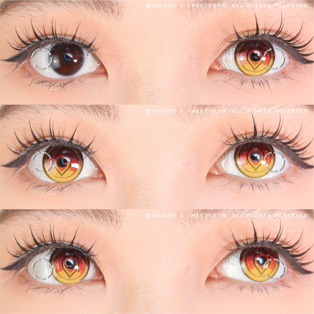 Sweety x Eyesinger Frosted Blood Moon (2 lenses/pack)-Colored Contacts-UNIQSO