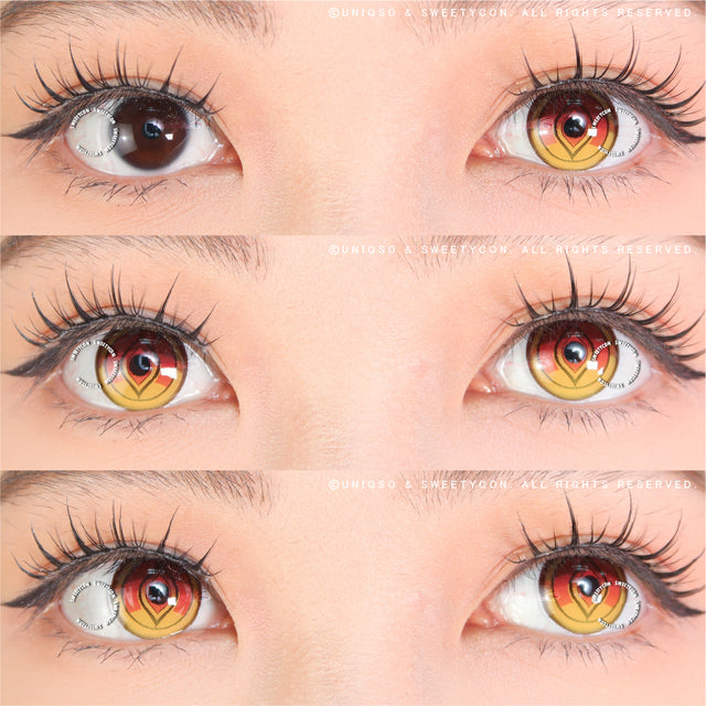 Sweety x Eyesinger Frosted Blood Moon (2 lenses/pack)-Colored Contacts-UNIQSO