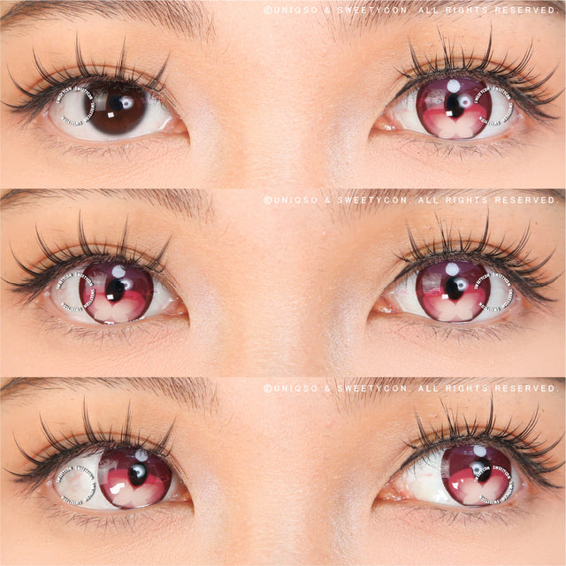 Sweety x Eyesinger Violet Butterfly (2 lenses/pack)-Colored Contacts-UNIQSO