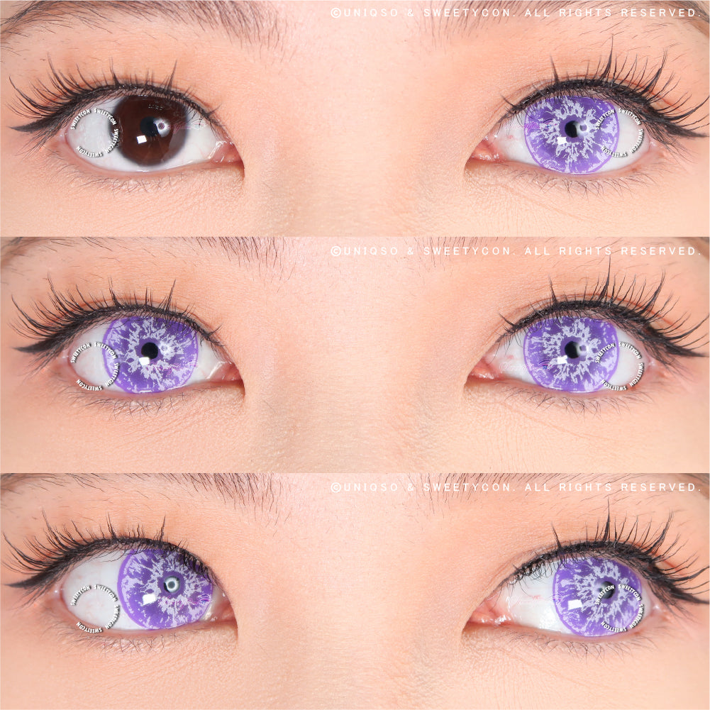 Sweety Crazy White Walker Violet (1 lens/pack)-Crazy Contacts-UNIQSO