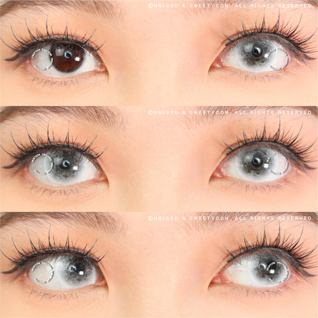 Sweety Crazy Chaos Eye Black (1 lens/pack)