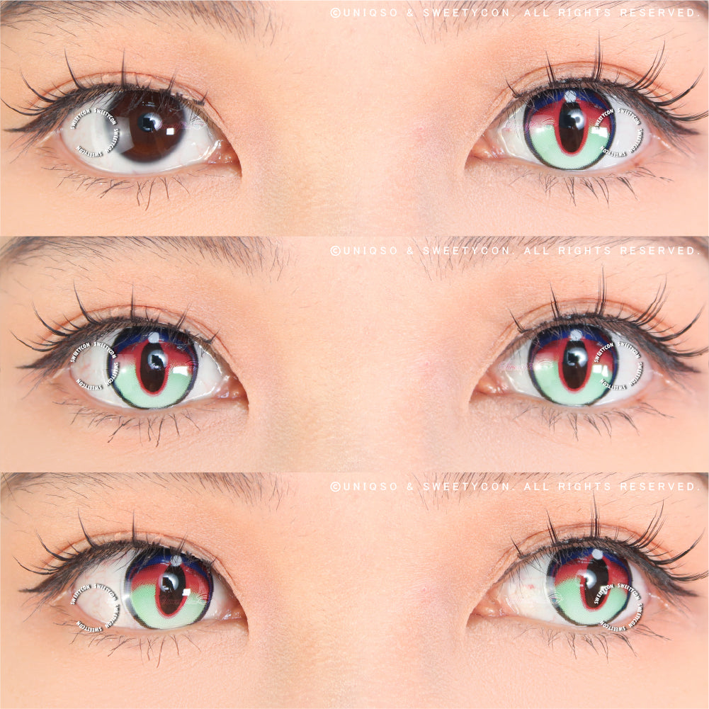 Sweety x Eyesinger Jade Dragon Eye (2 lenses/pack)-Colored Contacts-UNIQSO