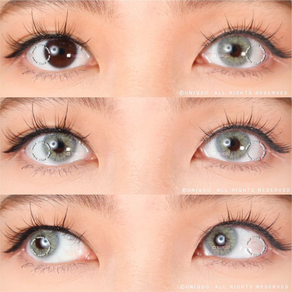 Kazzue Basic Pure Gray (1 lens/pack)-Colored Contacts-UNIQSO