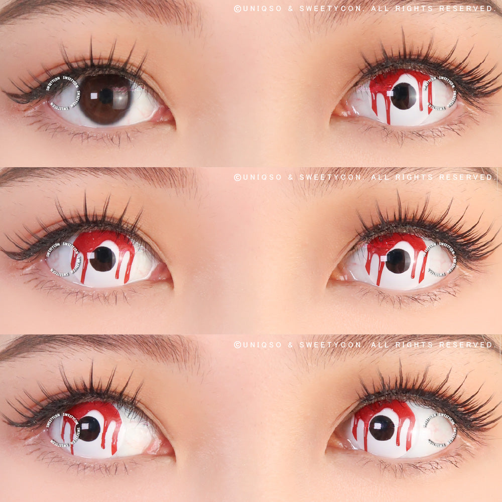 Sweety Crazy Bleeding Eye (1 lens/pack)-Crazy Contacts-UNIQSO