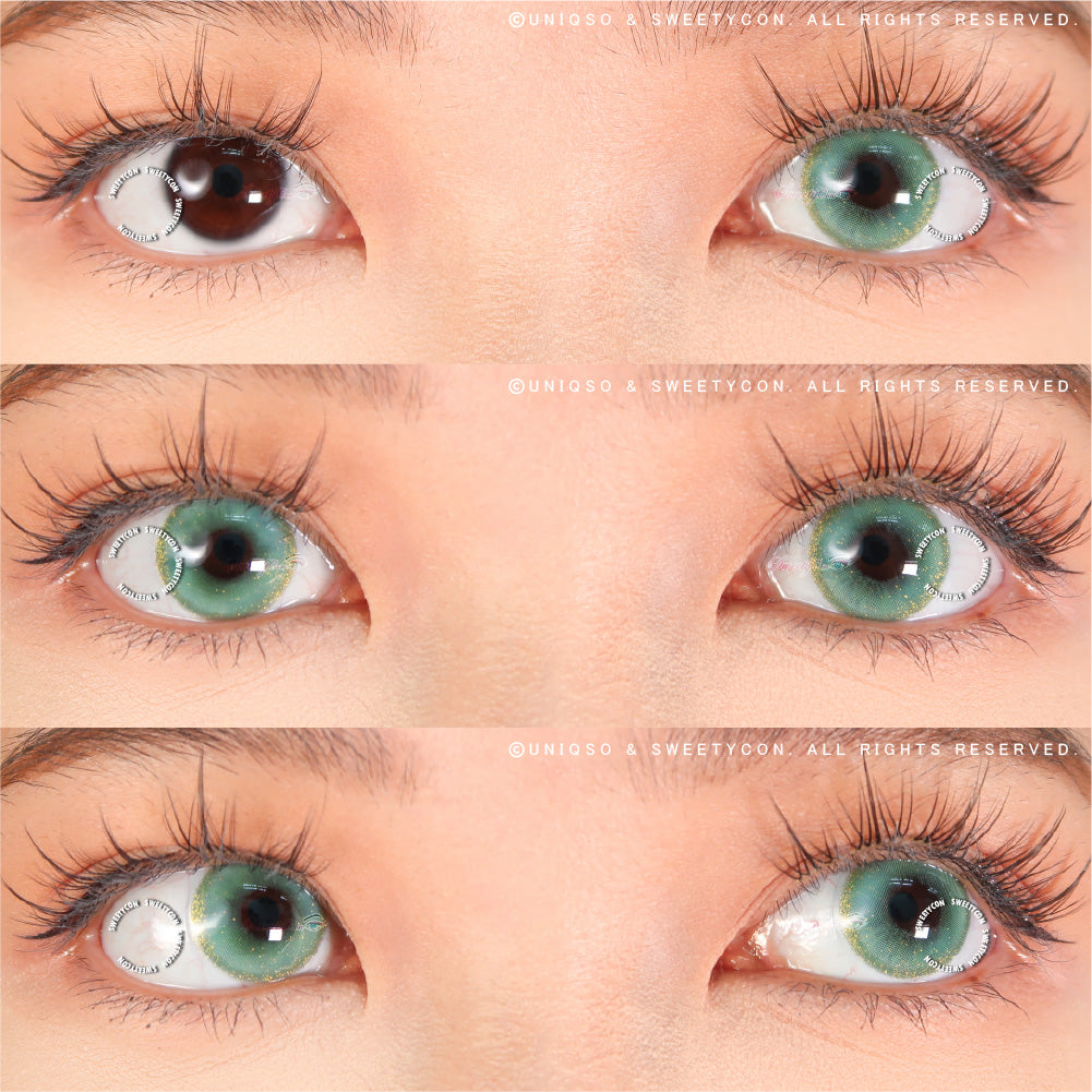 Sweety Lovejoy Green (1 lens/pack)-Colored Contacts-UNIQSO
