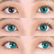 Kazzue Vivid Brilliant Turquoise (1 lens/pack)-Colored Contacts-UNIQSO
