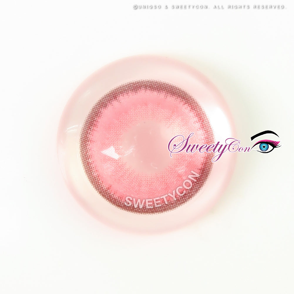Sweety Halo Pink (1 lens/pack)-Colored Contacts-UNIQSO