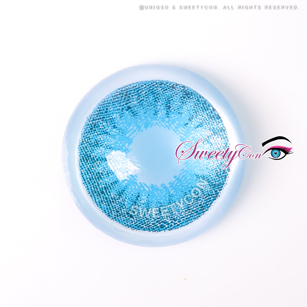 Sweety Mini Sclera Blue Devil (1 lens/pack)-Mini Sclera Contacts-UNIQSO
