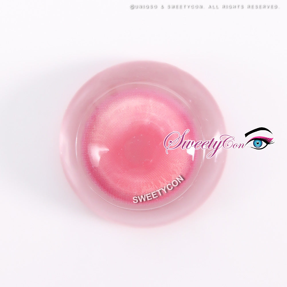 Sweety Delulu Pink (1 lens/pack)-Colored Contacts-UNIQSO
