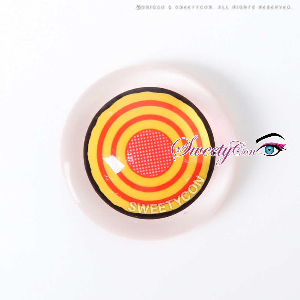 Sweety Crazy Yellow Rings V2 (Chainsaw Man - Makima) (1 lens/pack)-Crazy Contacts-UNIQSO