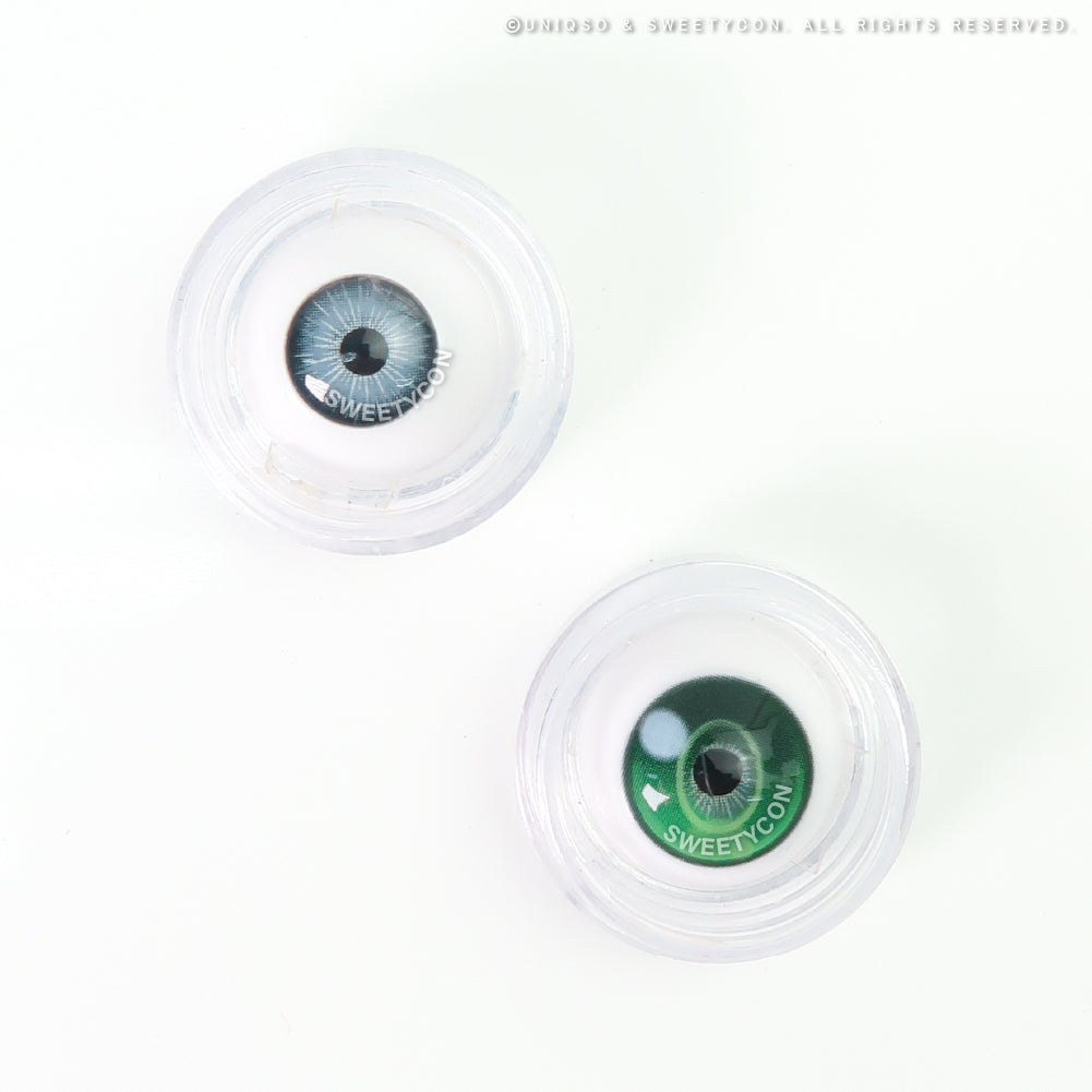 Sweety x Eyesinger Emerald Halo (2 lenses/pack)-Colored Contacts-UNIQSO