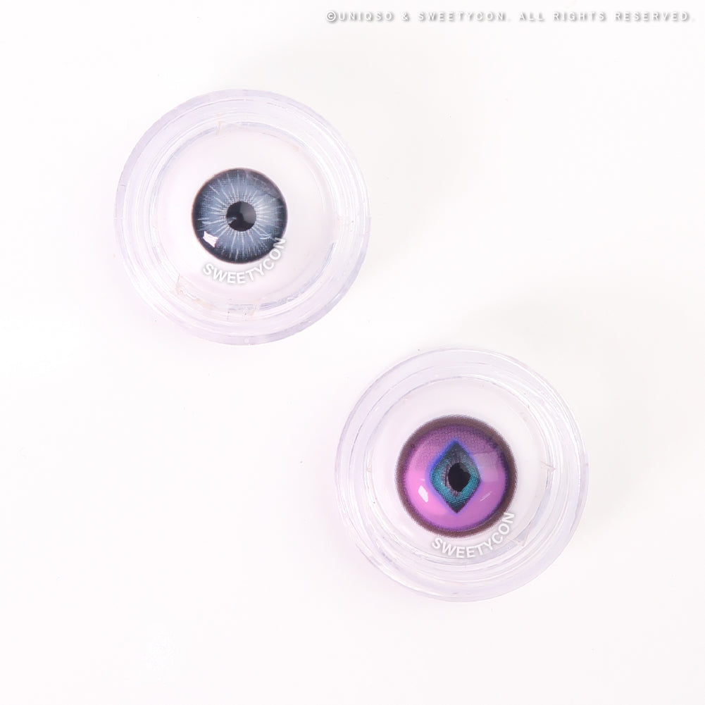 Sweety x Eyesinger Purple Diamond (2 lenses/pack)-Colored Contacts-UNIQSO