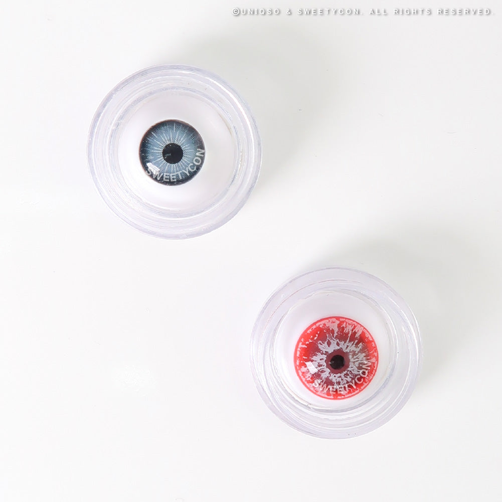 Sweety Crazy White Walker Red (1 lens/pack)-Crazy Contacts-UNIQSO