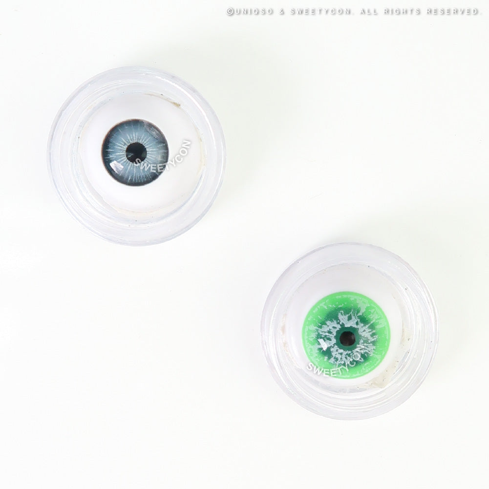 Sweety Crazy White Walker Green (1 lens/pack)-Crazy Contacts-UNIQSO