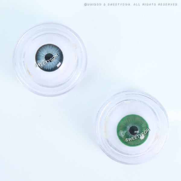 Sweety E-Blink Green (1 lens/pack)-Colored Contacts-UNIQSO