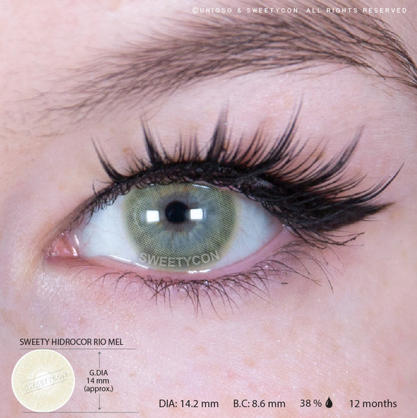 Sweety Hidrocor Rio Mel (1 lens/pack)-Colored Contacts-UNIQSO