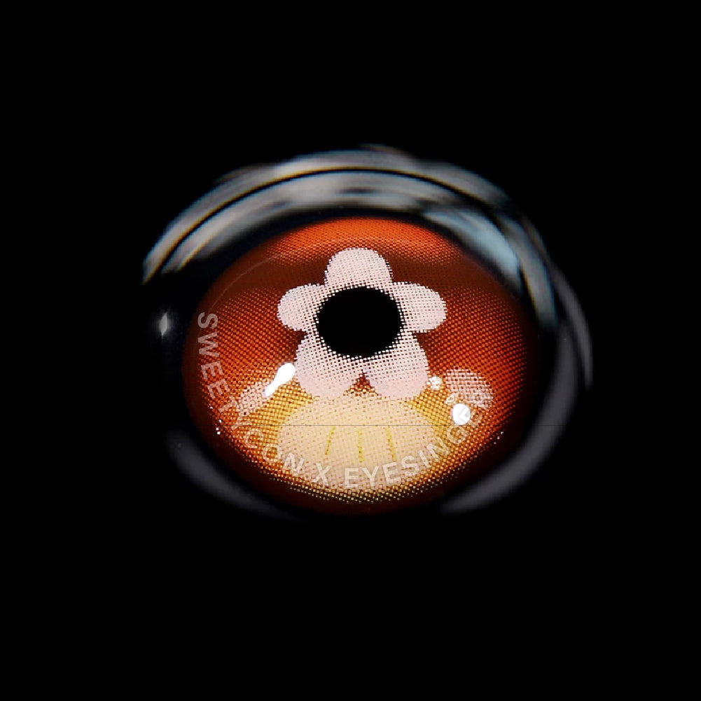 Sweety x Eyesinger Orange Clover (2 lenses/pack)-Colored Contacts-UNIQSO