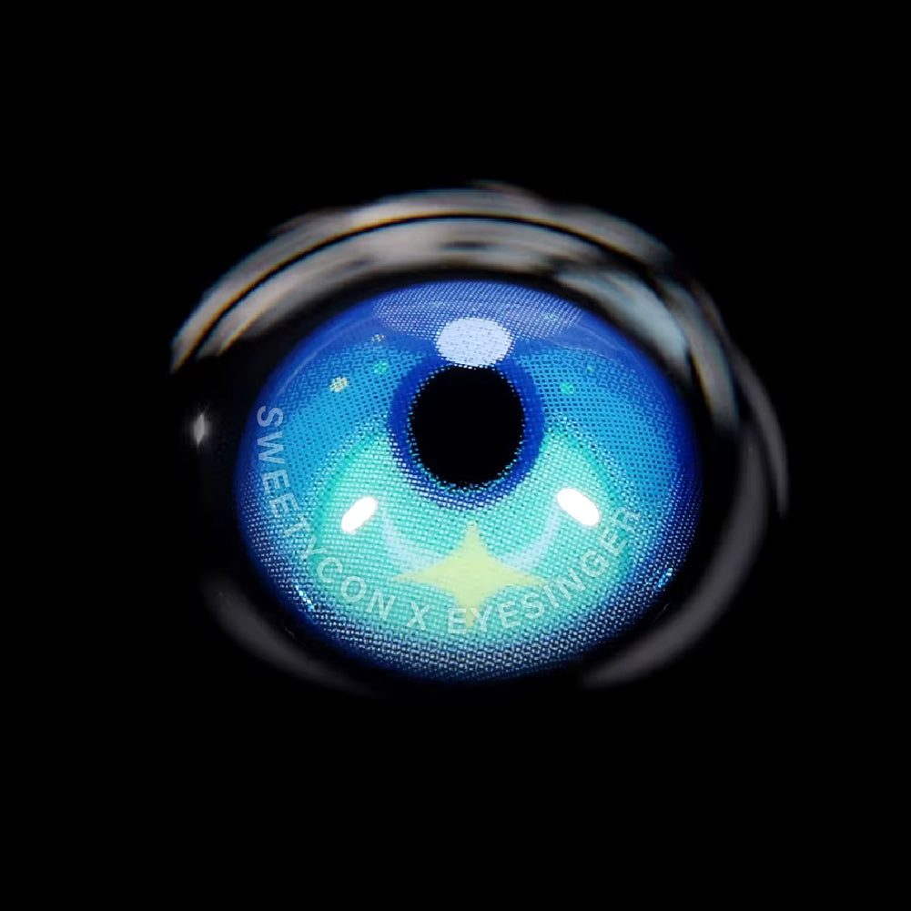 Sweety x Eyesinger Aurora Tide Blue (2 lenses/pack)-Colored Contacts-UNIQSO