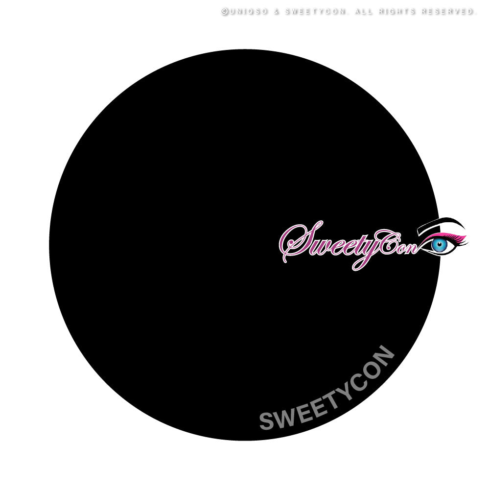 Sweety Crazy Blind Black (1 lens/pack)-Crazy Contacts-UNIQSO