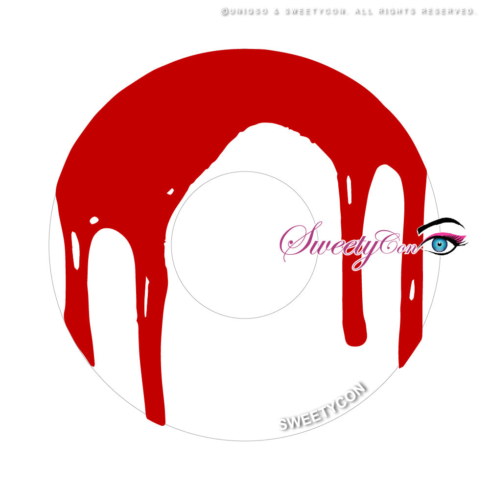 Sweety Crazy Bleeding Eye (1 lens/pack)-Crazy Contacts-UNIQSO