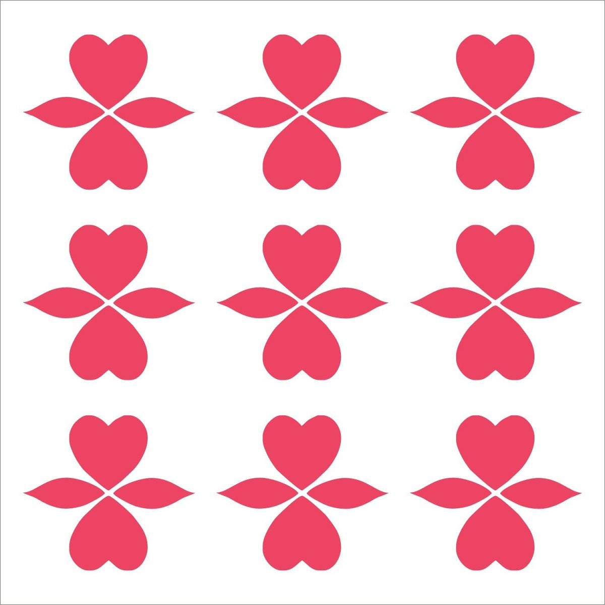Demon Killer Tattoo Sticker Pink Clover-Cosplay Accessories-UNIQSO