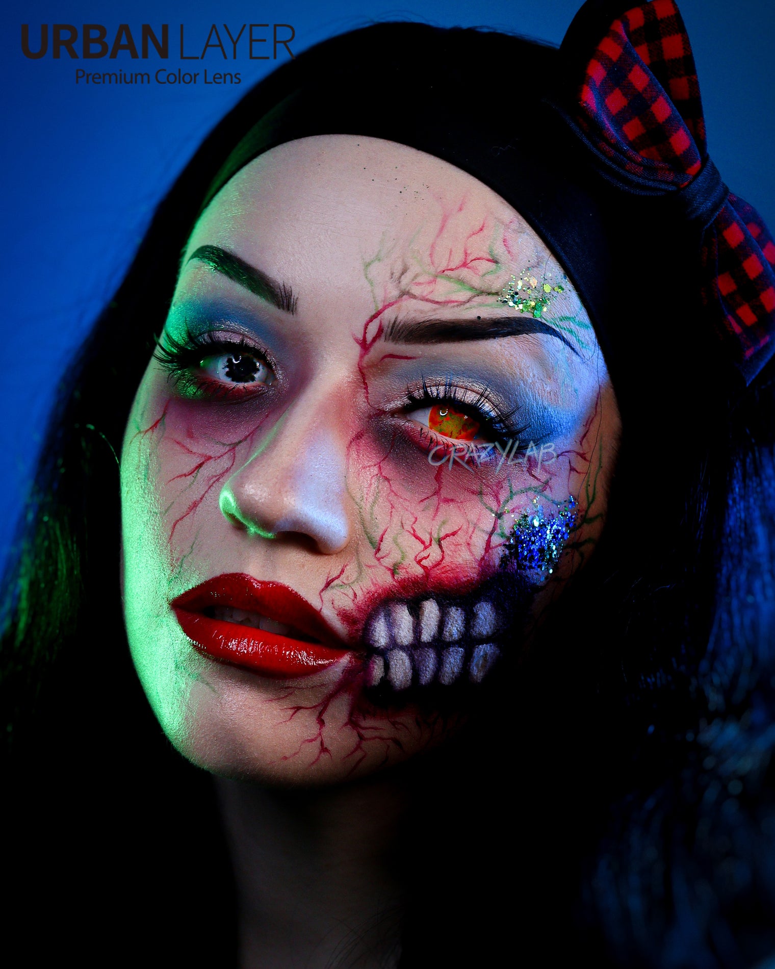 Sweety Crazy Bleeding Zombie (1 lens/pack)-Crazy Contacts-UNIQSO