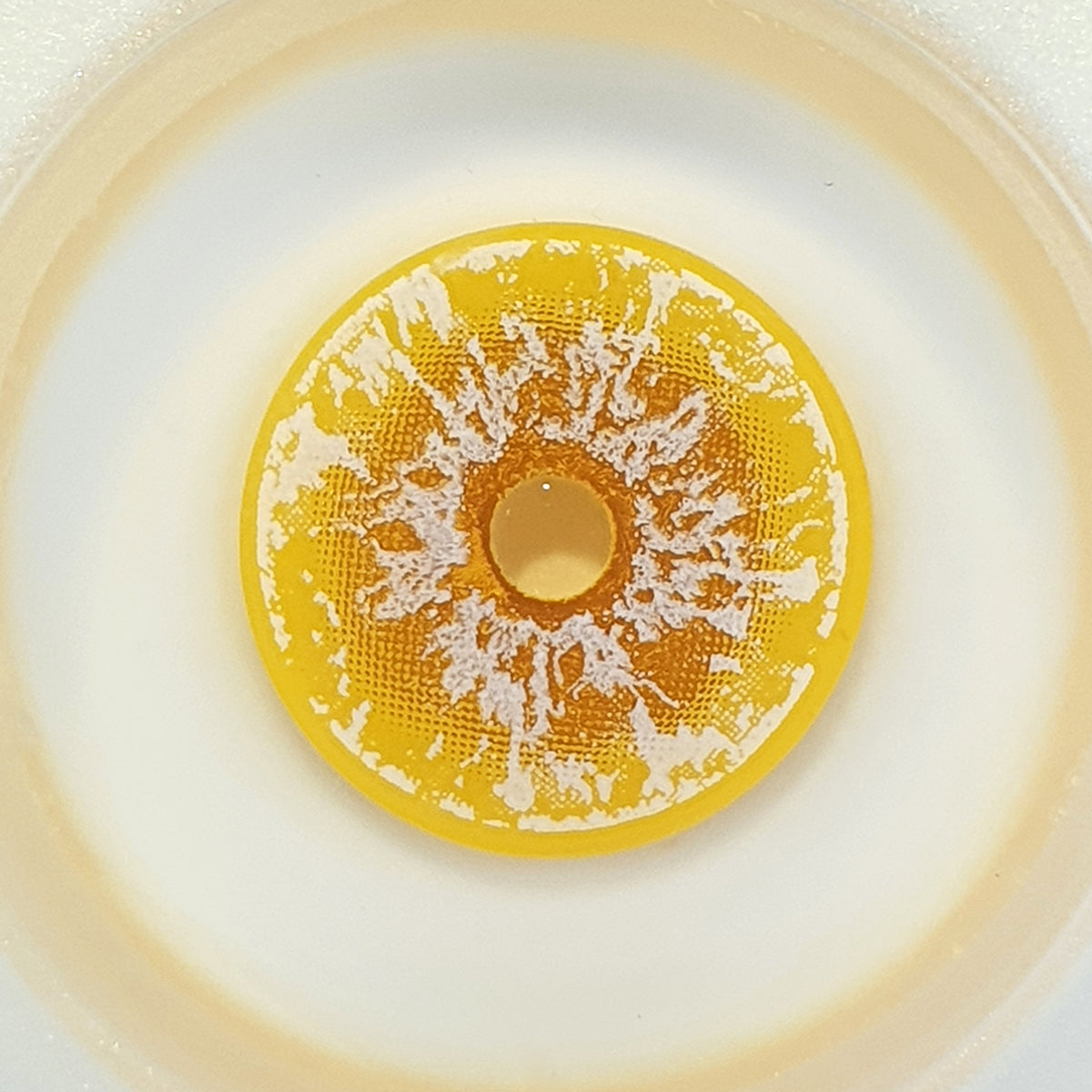 Sweety Crazy White Walker Yellow (1 lens/pack)-Crazy Contacts-UNIQSO