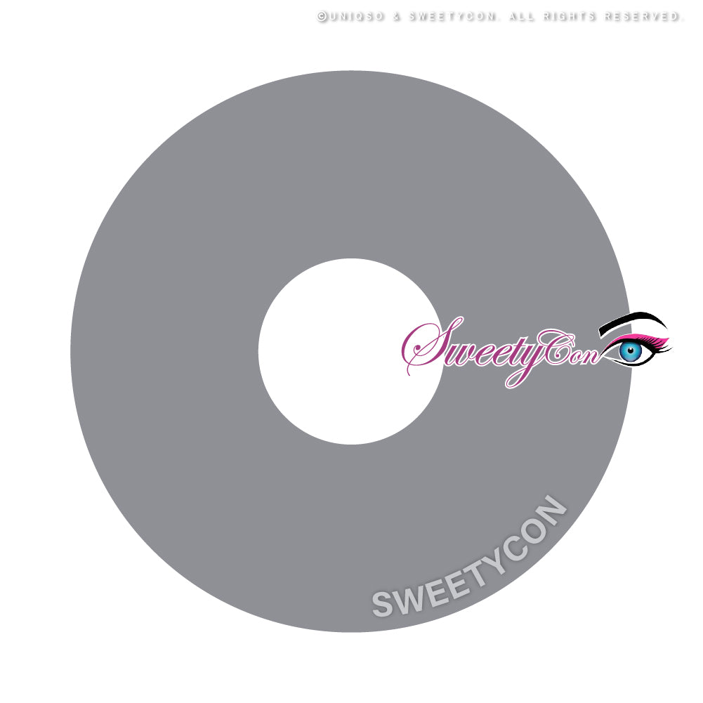 Sweety Mini Sclera Gray (1 lens/pack)-Mini Sclera Contacts-UNIQSO