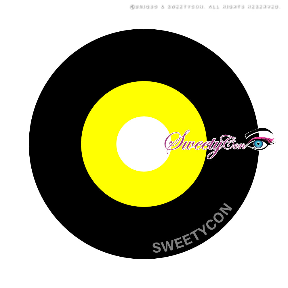 Sweety Mini Yellow Ghoul (1 lens/pack)-Crazy Contacts-UNIQSO