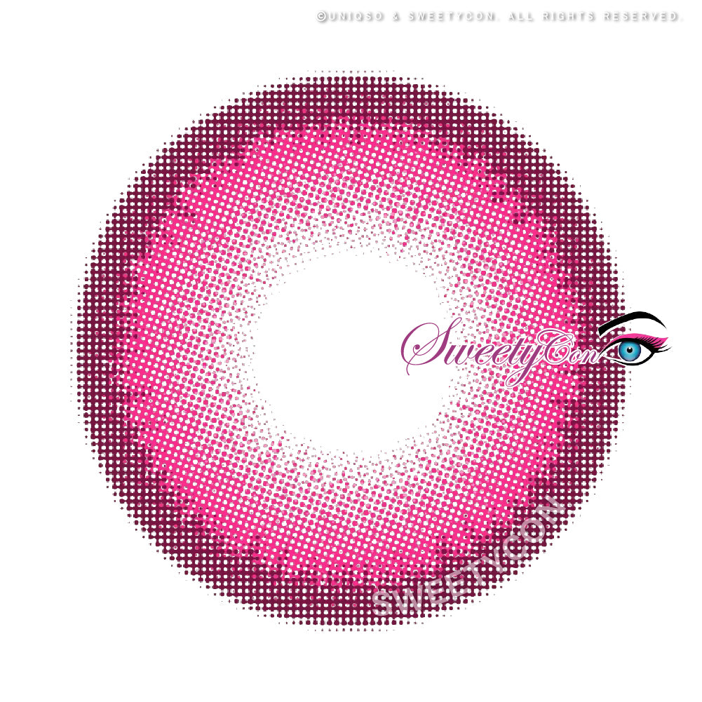 Sweety Halo Rose (1 lens/pack)-Colored Contacts-UNIQSO