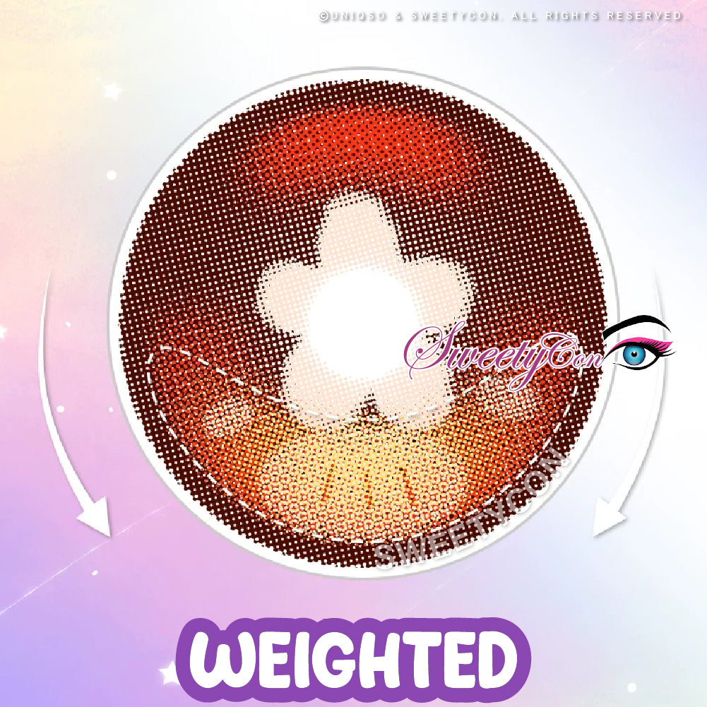 Sweety x Eyesinger Orange Clover (2 lenses/pack)-Colored Contacts-UNIQSO