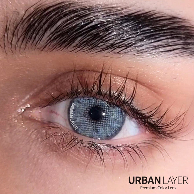 Urban Layer Gemini Ash Blue (1 lens/pack)-Colored Contacts-UNIQSO