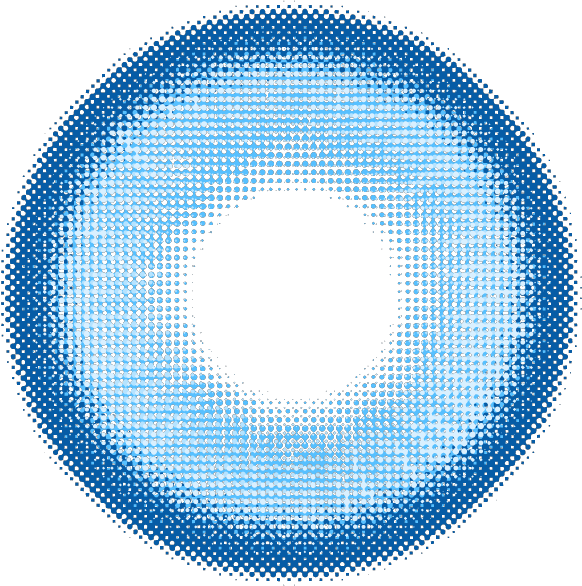 Sweety Halo Blue (1 lens/pack)-Colored Contacts-UNIQSO