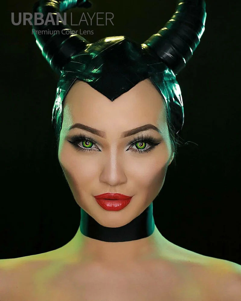 Sweety Crazy Green Werewolf (1 lens/pack)-Crazy Contacts-UNIQSO