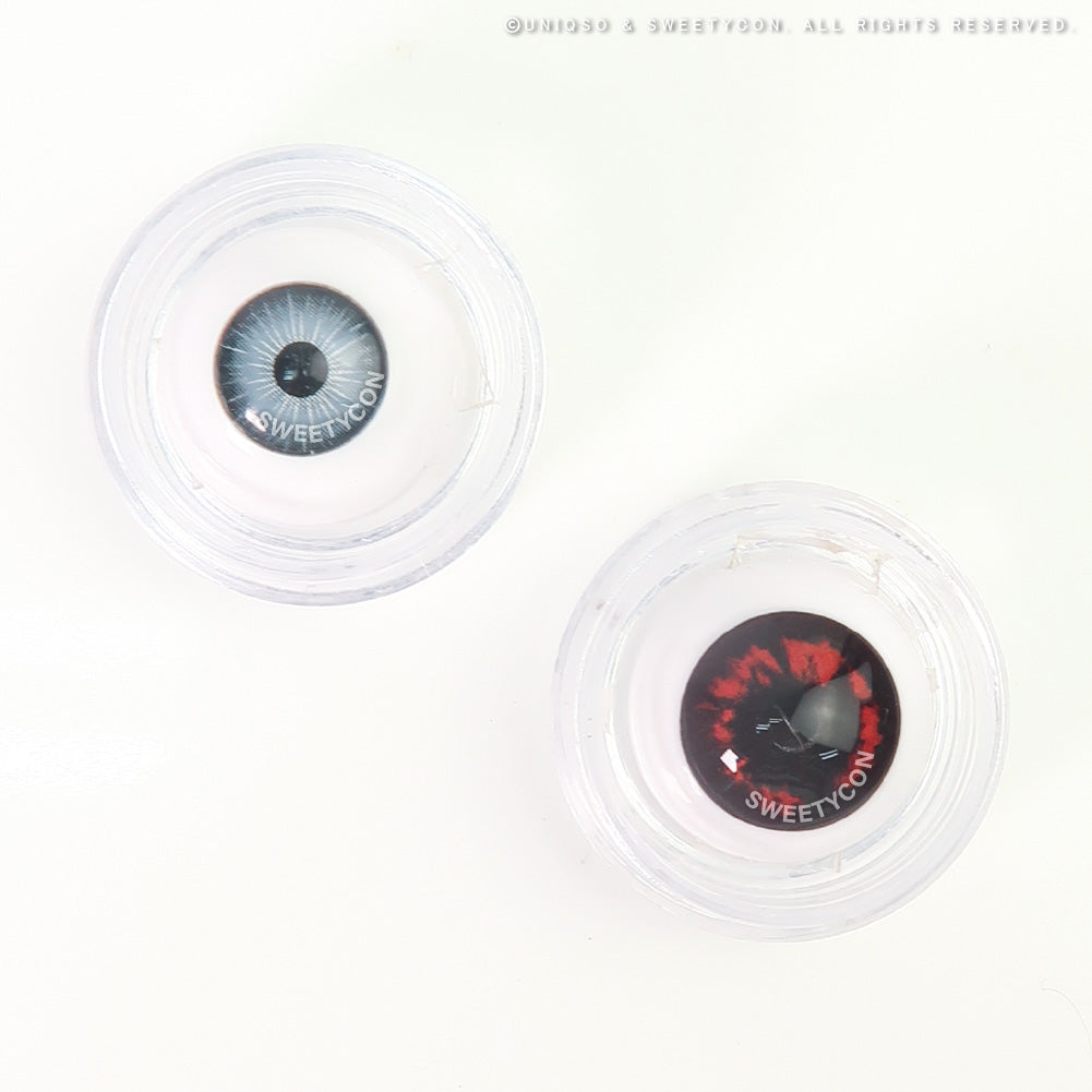 Sweety Crazy Red Demon (1 lens/pack)-Crazy Contacts-UNIQSO