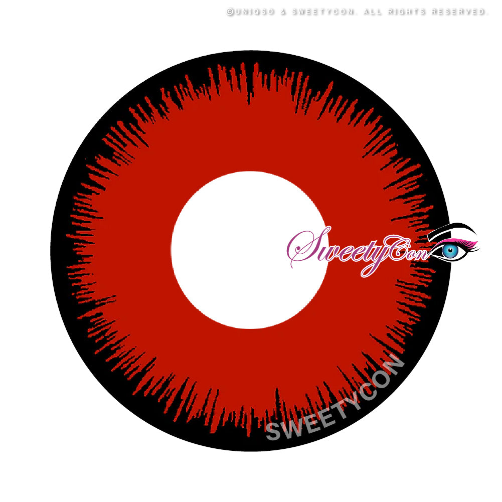 Sweety Mini Sclera Mystic Red (1 lens/pack)-Mini Sclera Contacts-UNIQSO