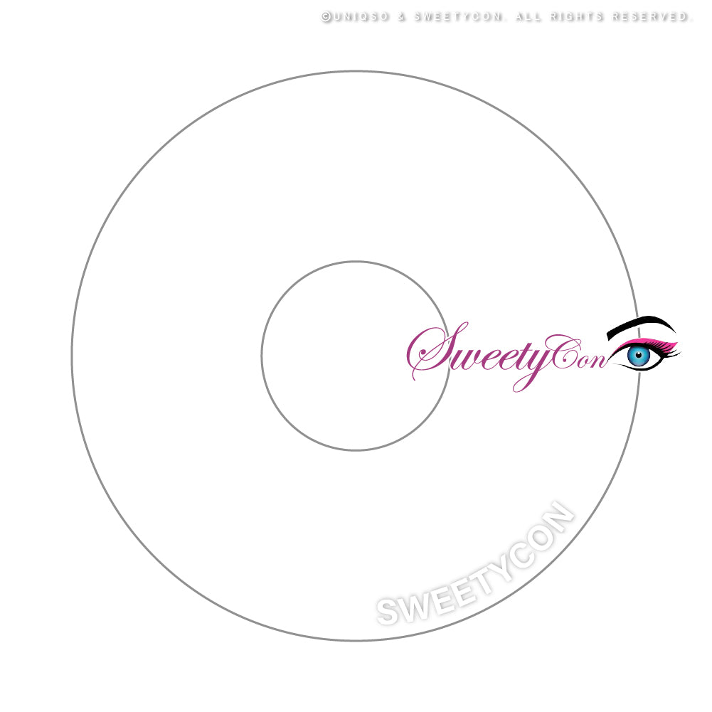 Sweety Mini Sclera White Out (1 lens/pack)-Mini Sclera Contacts-UNIQSO