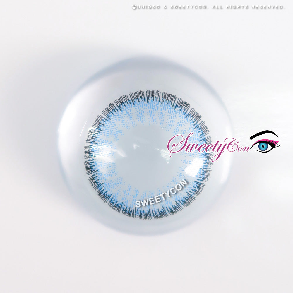 Sweety Pomelo Blue colored contacts