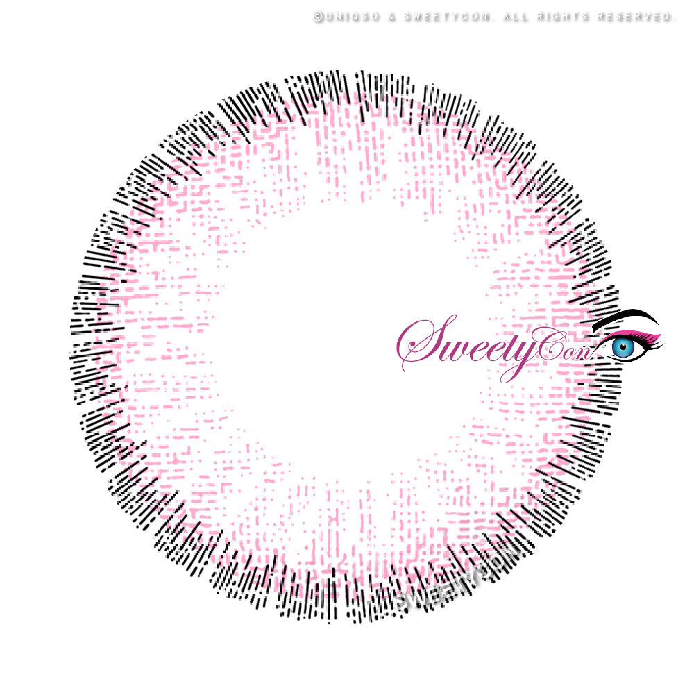 Sweety Pomelo Pink colored contacts